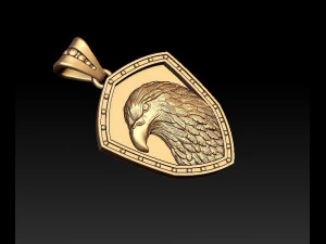 eagle pendant 3D Print Model