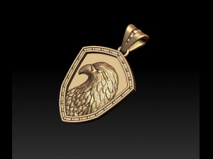 eagle pendant 3D 打印模型