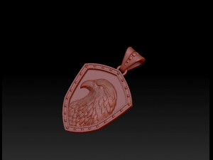 eagle pendant 3D 打印模型