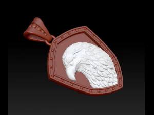 eagle pendant 3D Print Model
