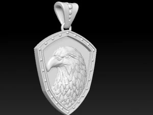 eagle pendant 3D Print Model