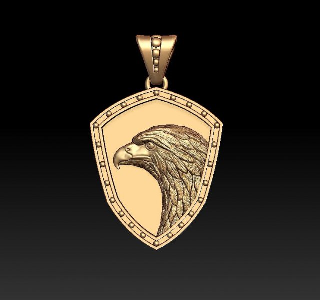 eagle pendant Modèles 3D en vedette .c4d .max .obj .3ds .fbx .stl .blend 