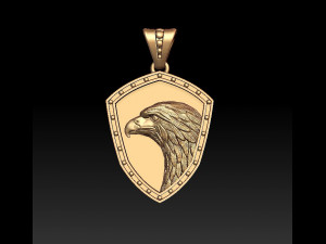 eagle pendant Modelo de Impressão 3D