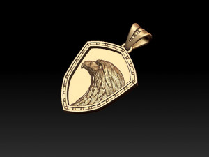 eagle pendant Modèles 3D en vedette