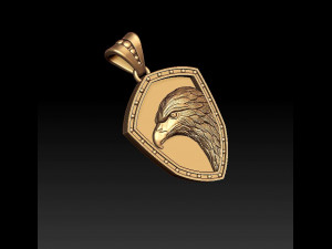 eagle pendant Modèles 3D en vedette
