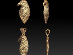 eagle pendant 3D 프린트 모델