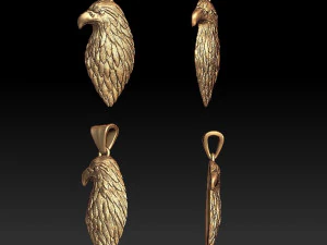 Adler-Anh&auml;nger 3D Druckmodell