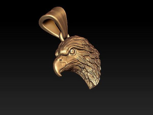 eagle pendant 3D प्रिंट मॉडल