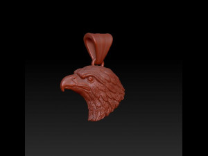 eagle pendant 3D प्रिंट मॉडल