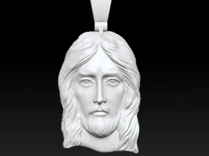 jesus head pendant 3D Print Model