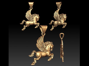 pegasus pendant 3D-Druckmodell