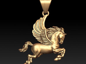 pegasus pendant 3D Print Model