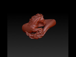 horse ring Modèles 3D en vedette