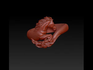 horse ring 3D Print Model