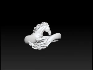 horse ring 3D Print Model