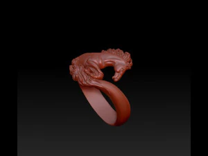 horse ring 3D Print Model