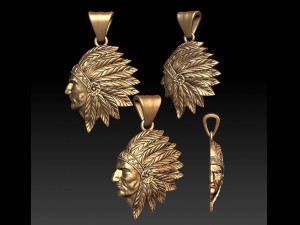indian pendant Modelo de Impressão 3D