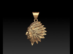 indian pendant Model Cetak 3D
