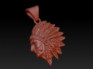 indian pendant Model Cetak 3D