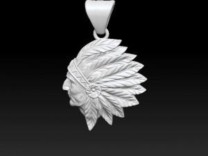 indian pendant Model Cetak 3D