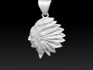 indian pendant 3D Print Model