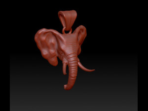 elephant pendant 3D Принт Модель