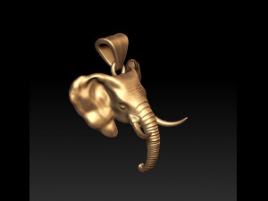elephant pendant 3D Принт Модель