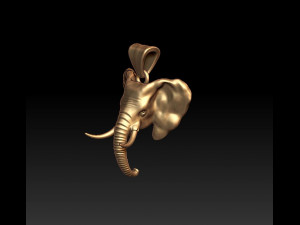 elephant pendant 3D Принт Модель