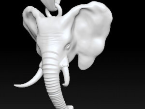 elephant pendant 3D Принт Модель