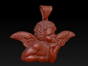 angel pendant Modello di stampa 3D