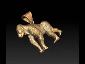 goril kolye 3D Baskı Modeli