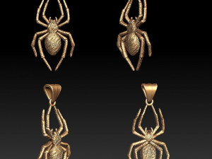 spider pendant 3D-Druckmodell