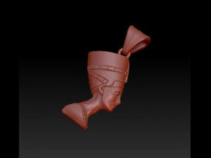 queen nefertiti pendant 3D Print Model
