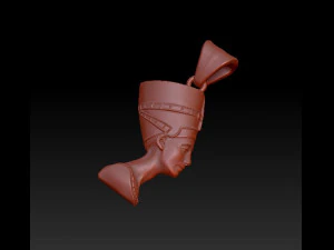 queen nefertiti pendant 3D Print Model