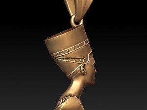 queen nefertiti pendant 3D Print Model