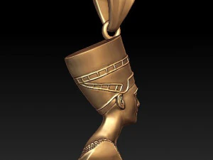 queen nefertiti pendant 3D Print Model