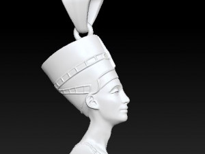 queen nefertiti pendant 3D Print Model