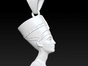 queen nefertiti pendant 3D Print Model