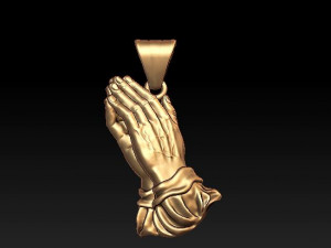 praying hands pendant 3D Принт Модель