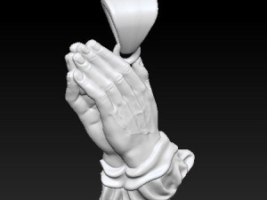 praying hands pendant 3D Принт Модель