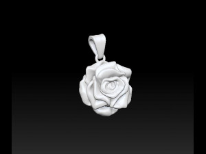 rose pendant 3Dプリントモデル