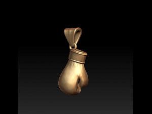 boxing glove pendant 3D Print Model