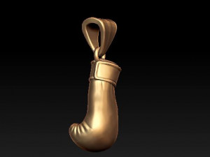 boxing glove pendant 3D Print Model