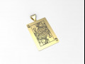 Playing card Queen pendant 3D Model