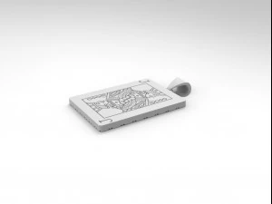 playing card jack pendant 3D Print Model