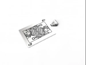 playing card pendants king queen jack 3D Print Model