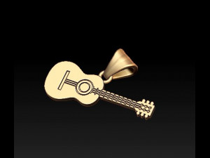 guitar pendant 3D Принт Модель