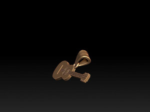 guitar pendant 3D Принт Модель