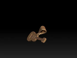 기타 펜던트 3D 프린트 모델