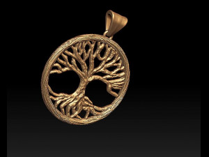 tree pendant 3Dプリントモデル